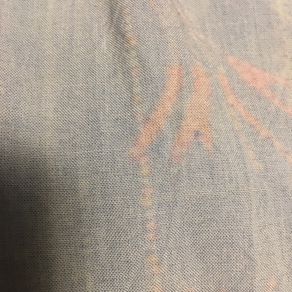 Cleobella Boho Blue Abstract Bell Sleeve Dress - Picture 11 of 13